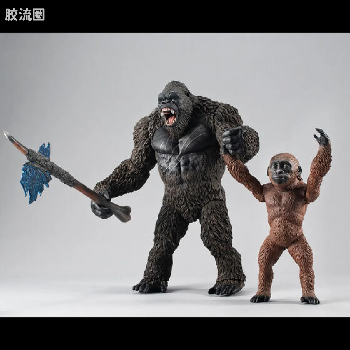 Mega House特摄系列 Ultimate Article Monsters系列 KONG with SUKO From <哥斯拉 x 金刚:帝国崛起(2024)> - 图片