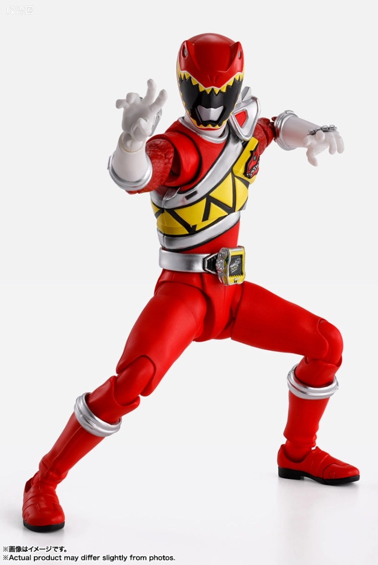 SHF 真骨雕 超级战队系列 兽电战队 强龙红 - 图片