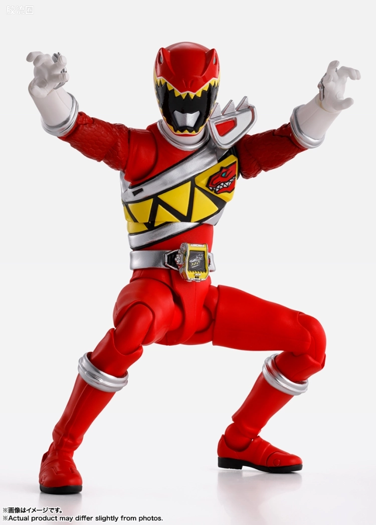 SHF 真骨雕 超级战队系列 兽电战队 强龙红 - 图片