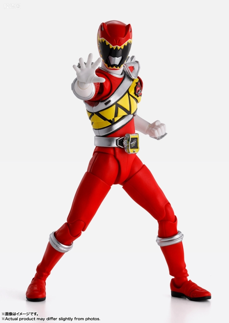 SHF 真骨雕 超级战队系列 兽电战队 强龙红 - 图片
