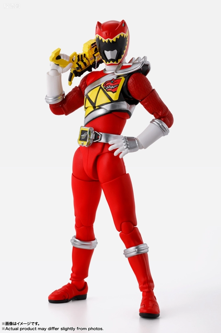 SHF 真骨雕 超级战队系列 兽电战队 强龙红 - 图片