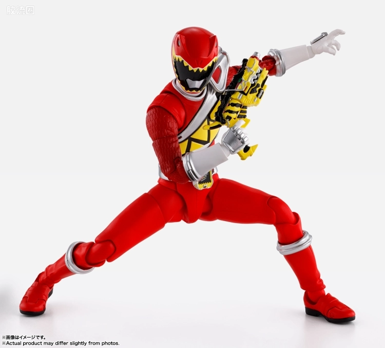 SHF 真骨雕 超级战队系列 兽电战队 强龙红 - 图片