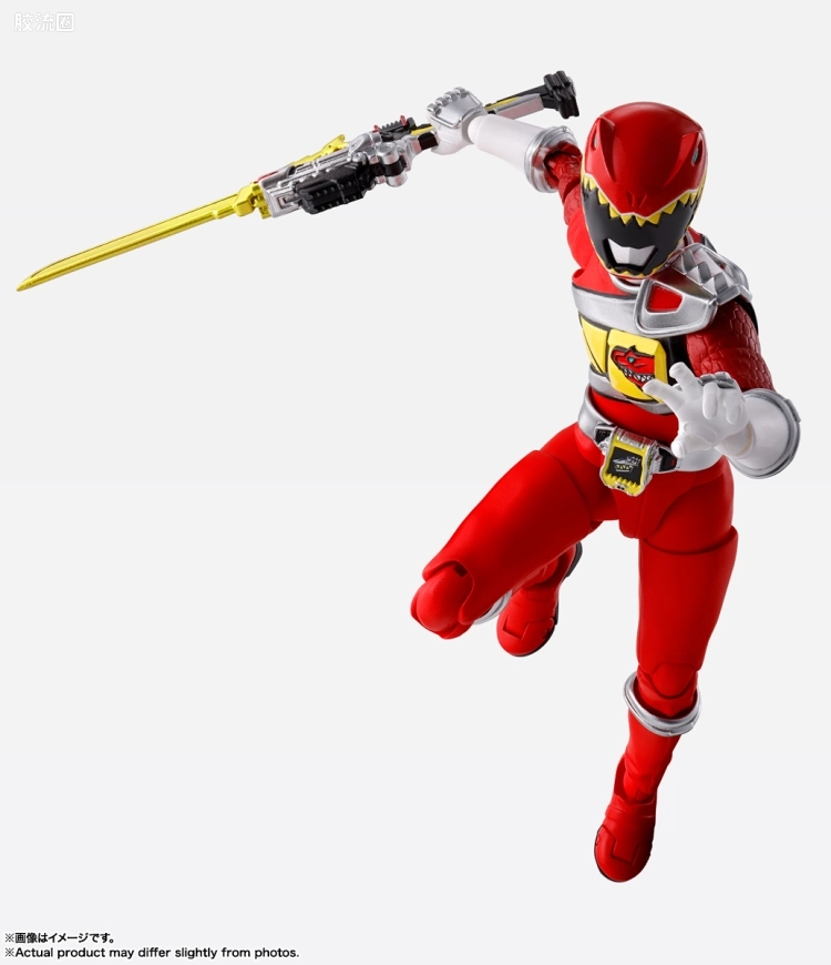 SHF 真骨雕 超级战队系列 兽电战队 强龙红 - 图片