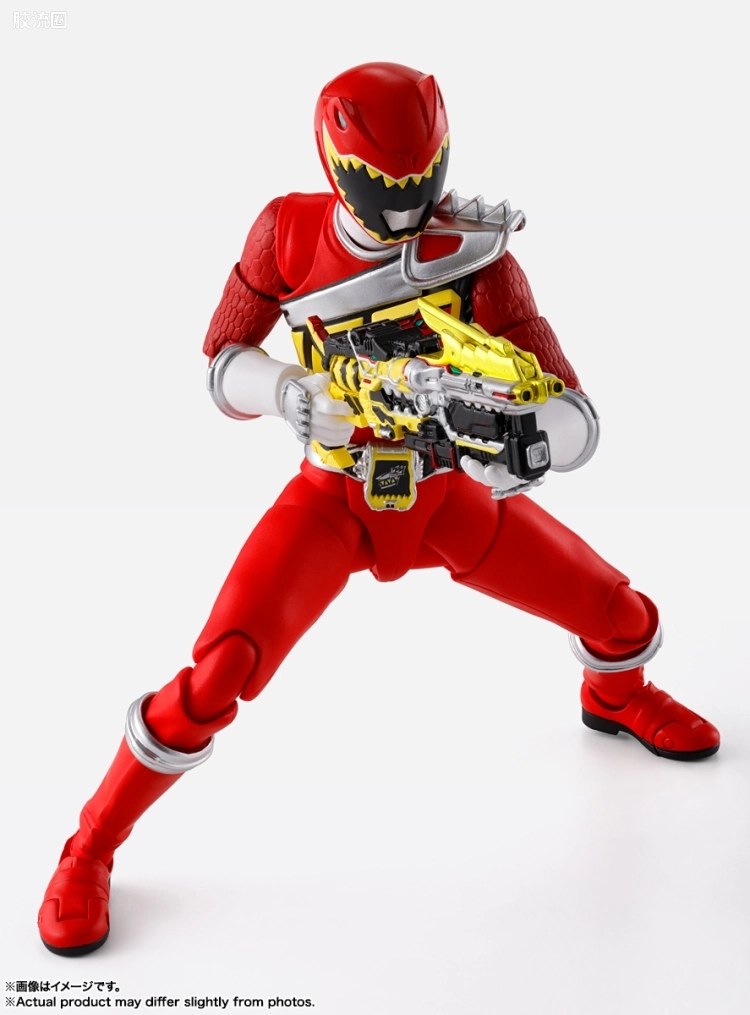 SHF 真骨雕 超级战队系列 兽电战队 强龙红 - 图片