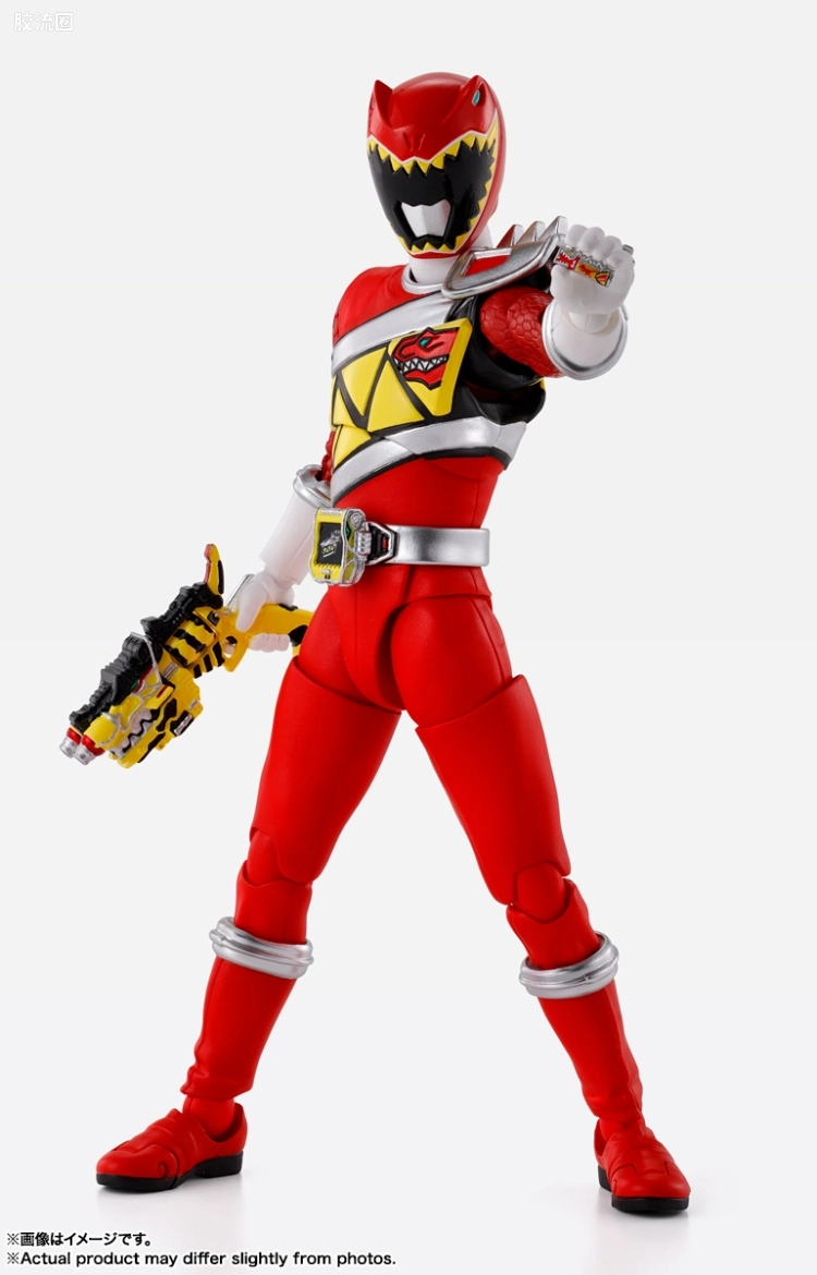 SHF 真骨雕 超级战队系列 兽电战队 强龙红 - 图片