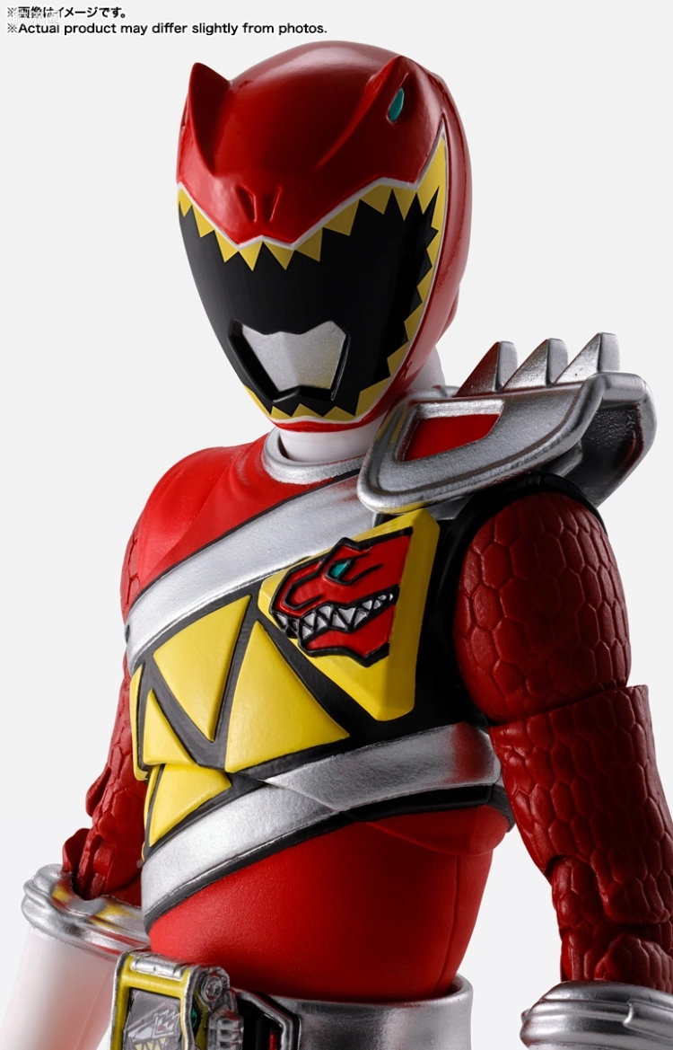 SHF 真骨雕 超级战队系列 兽电战队 强龙红 - 图片