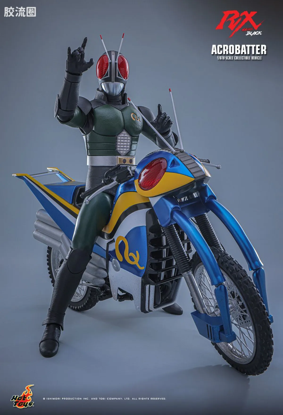 HT 1比6可动人偶 TMS系列 TMS182 假面骑士BLACK RX - 特技追击者 - 图片