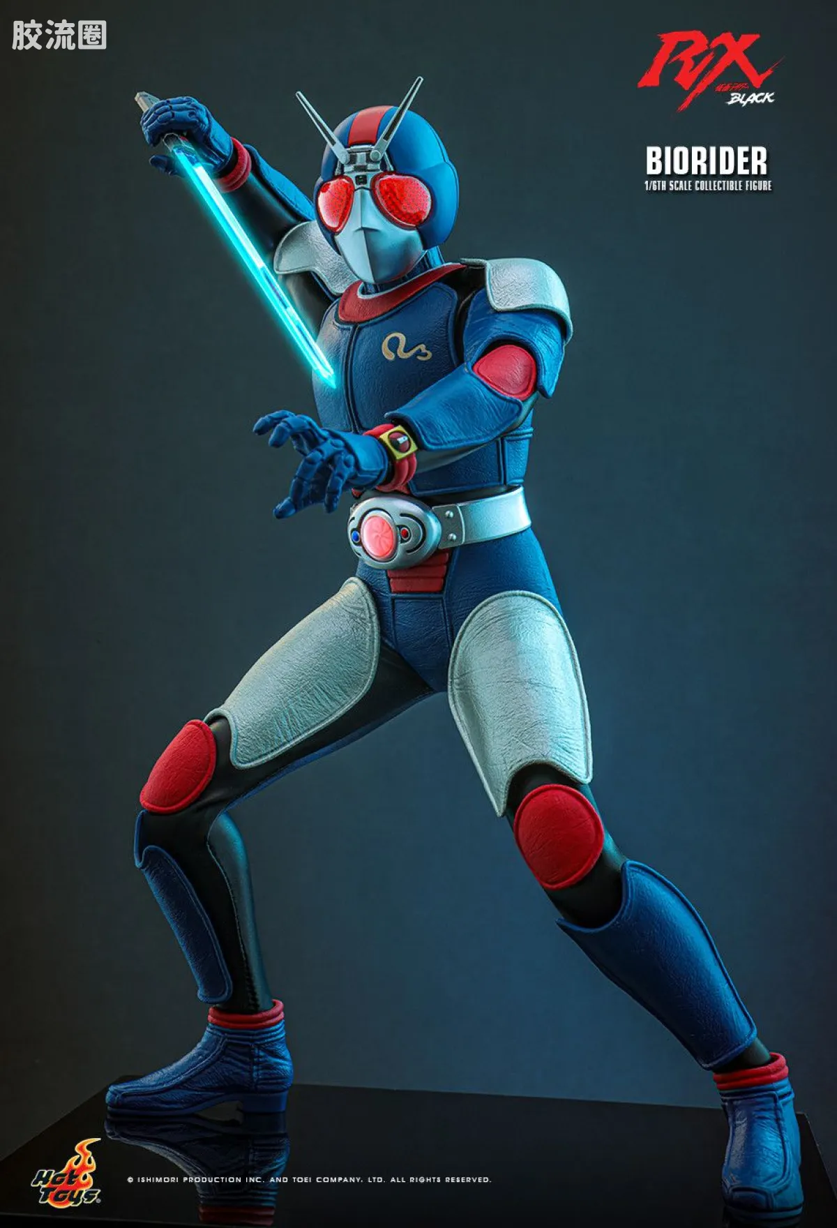 HT 1比6可动人偶 TMS系列 TMS180 假面骑士BLACK RX - 生化骑士 - 图片
