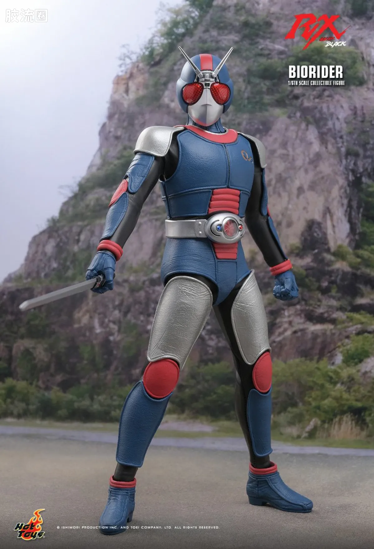 HT 1比6可动人偶 TMS系列 TMS180 假面骑士BLACK RX - 生化骑士 - 图片