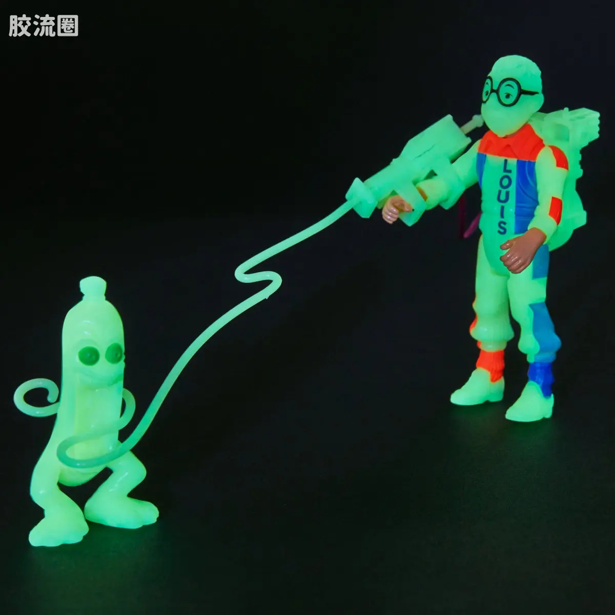 孩之宝综合系列 捉鬼敢死队 真正的捉鬼敢死队 幽光夜光旋翼飞行器 - 图片