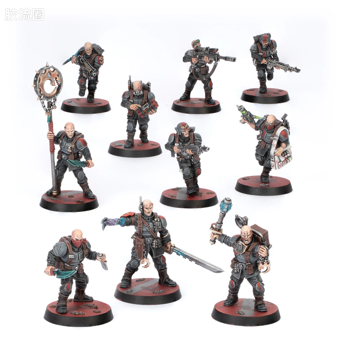 战锤40K Genestealer Cult 基因窃取者教派 10版 杀戮小队 族群裔兵 - 图片