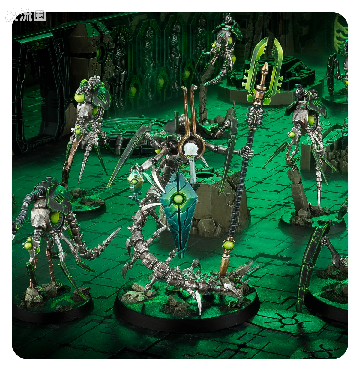战锤40K Necron 太空死灵 10版 杀戮小队 冥工之环 - 图片