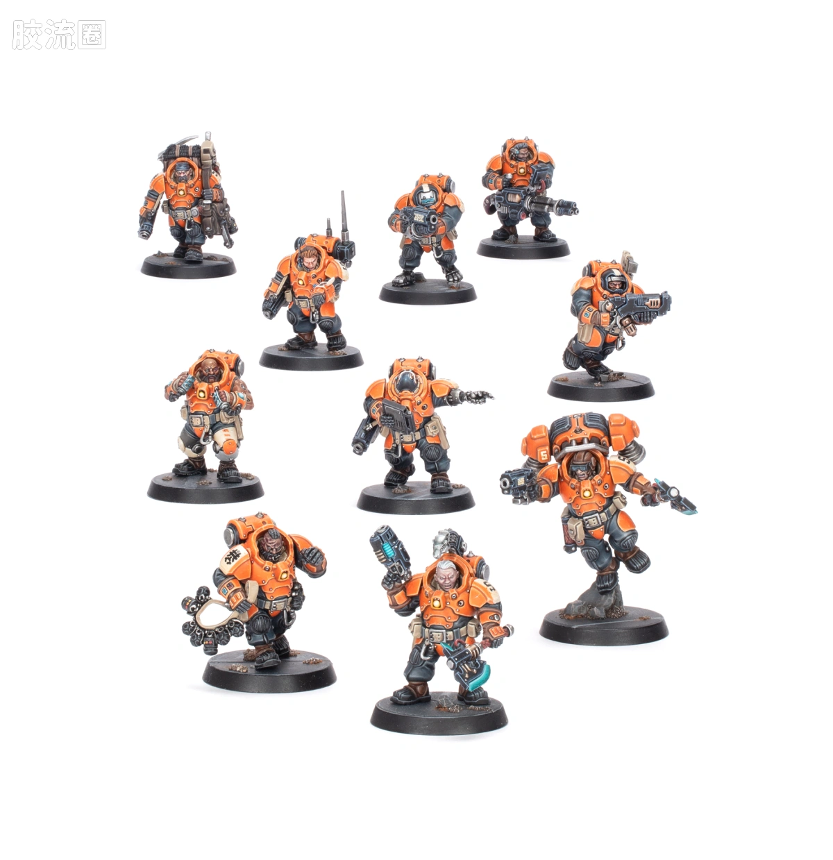 战锤40K Leagues of Votann/Squats 沃坦联盟/短人 杀戮小队：赫斯金回收者 - 图片