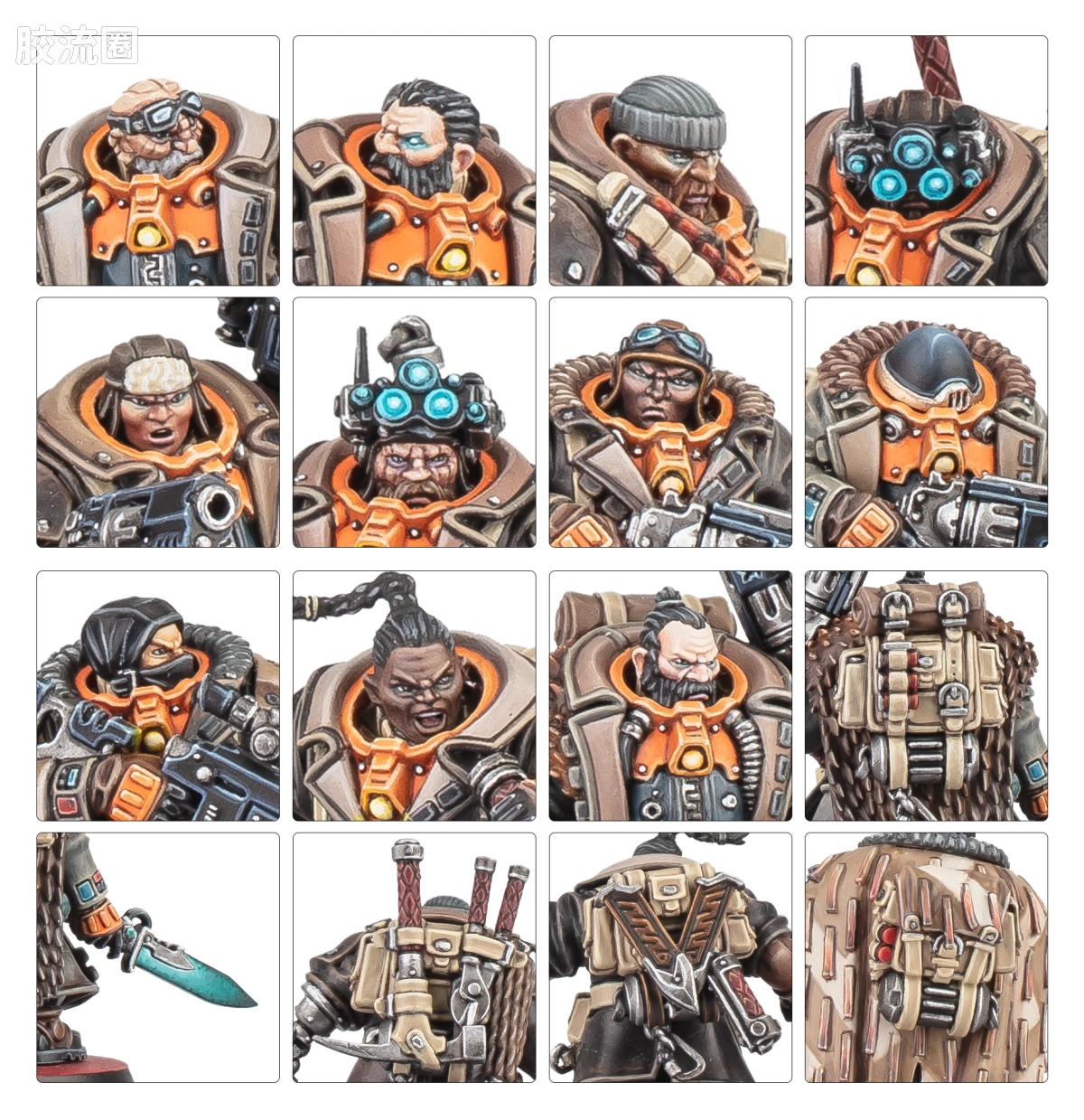 战锤40K Leagues of Votann/Squats 沃坦联盟/短人 10版 杀戮小队 远行者猎手 - 图片