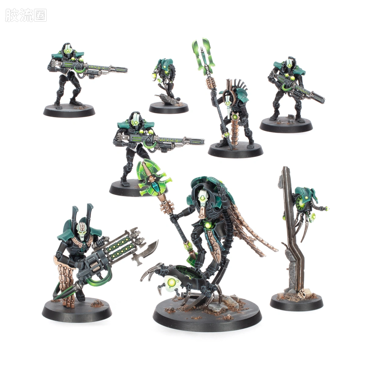 战锤40K Necron 太空死灵 9版 杀戮小队 神圣技师之环 - 图片
