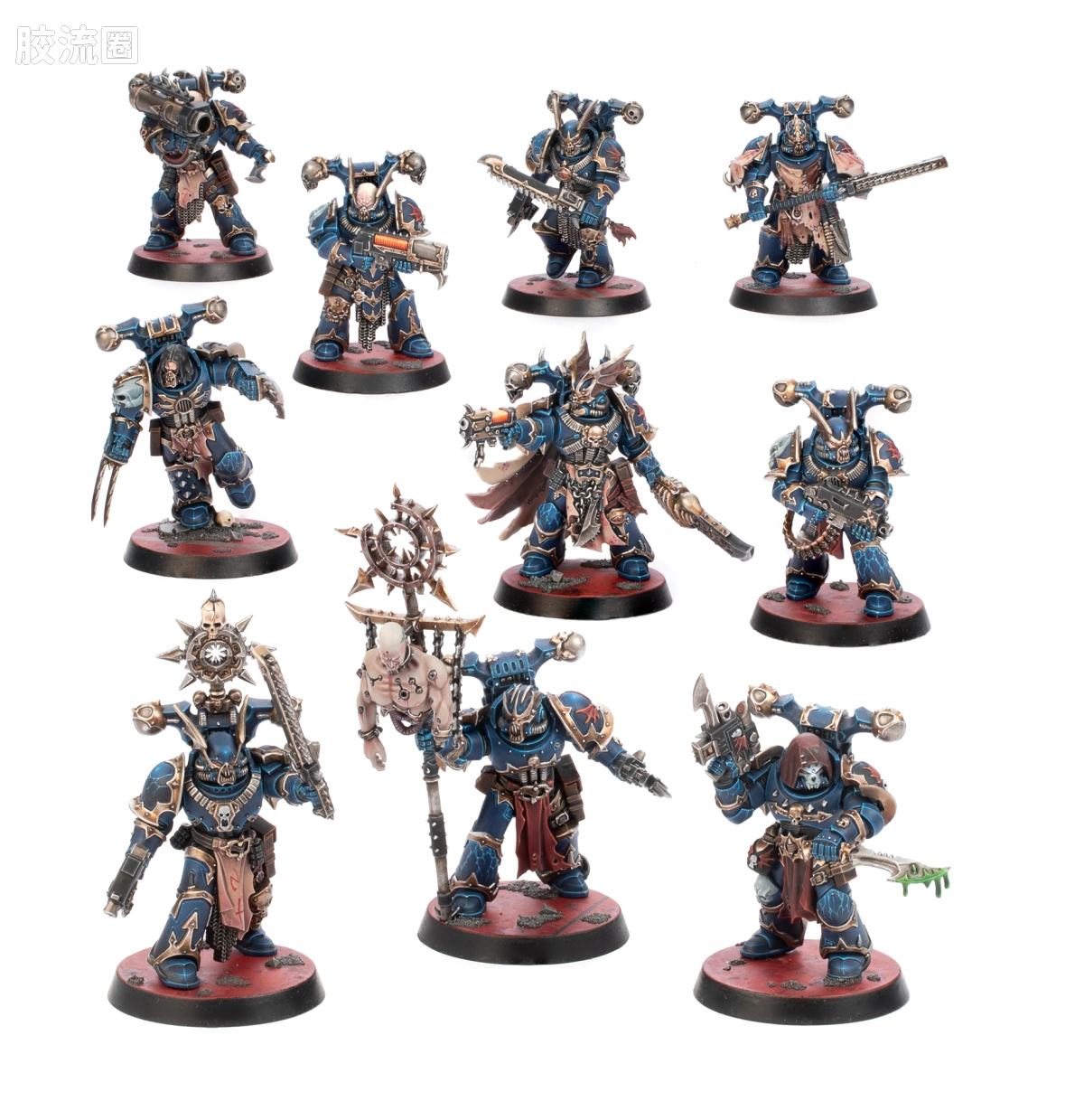 战锤40K Chaos Space Marines 混沌星际战士 10版 杀戮小队 午夜领主 复仇之爪 - 图片