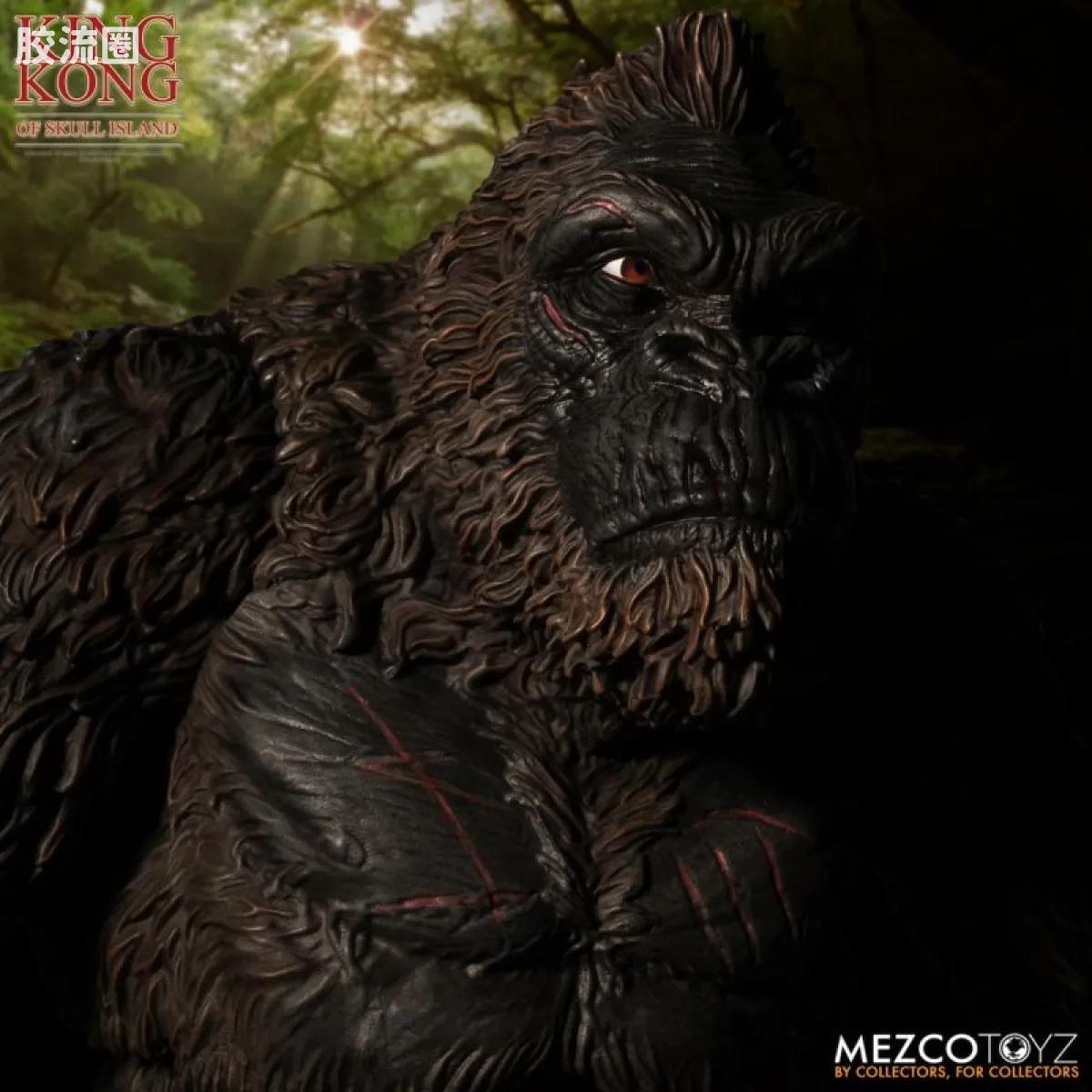 Mezco 综合系列 18寸系列 骷髅岛金刚 金刚 终极版 - 图片