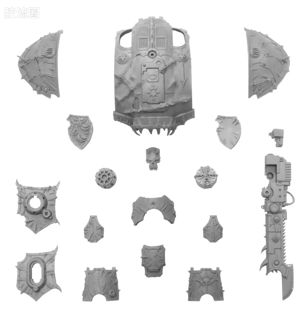 战锤40K Chaos Knights 混沌骑士 FW版 混沌骑士 - 图片