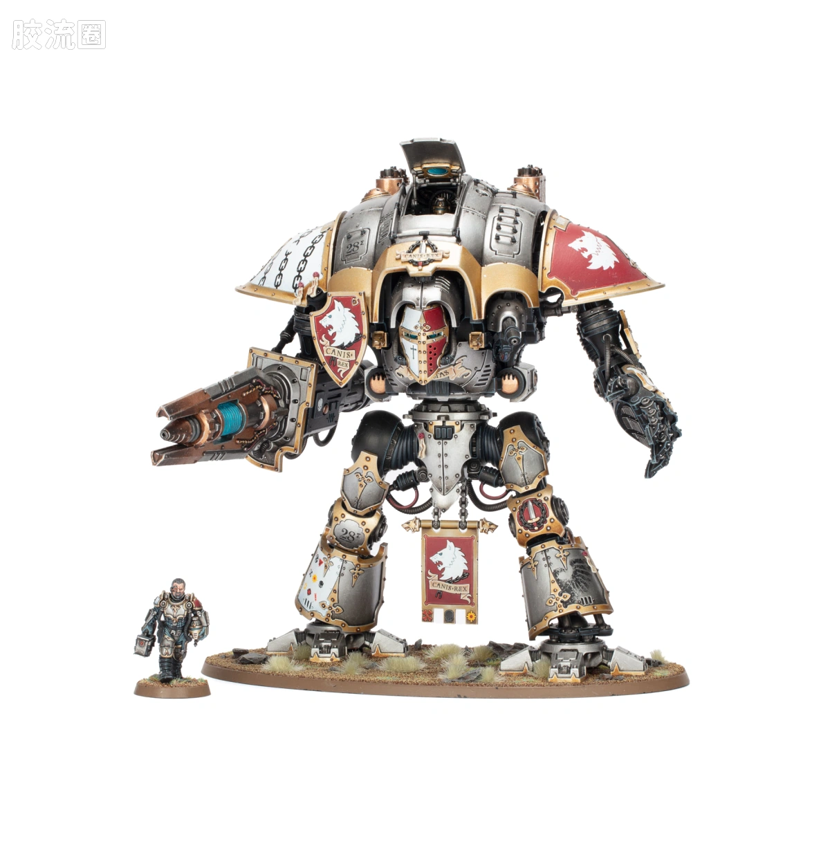 战锤40K Imperial Knights 帝国骑士 8版 教导骑士·狼王号 - 图片