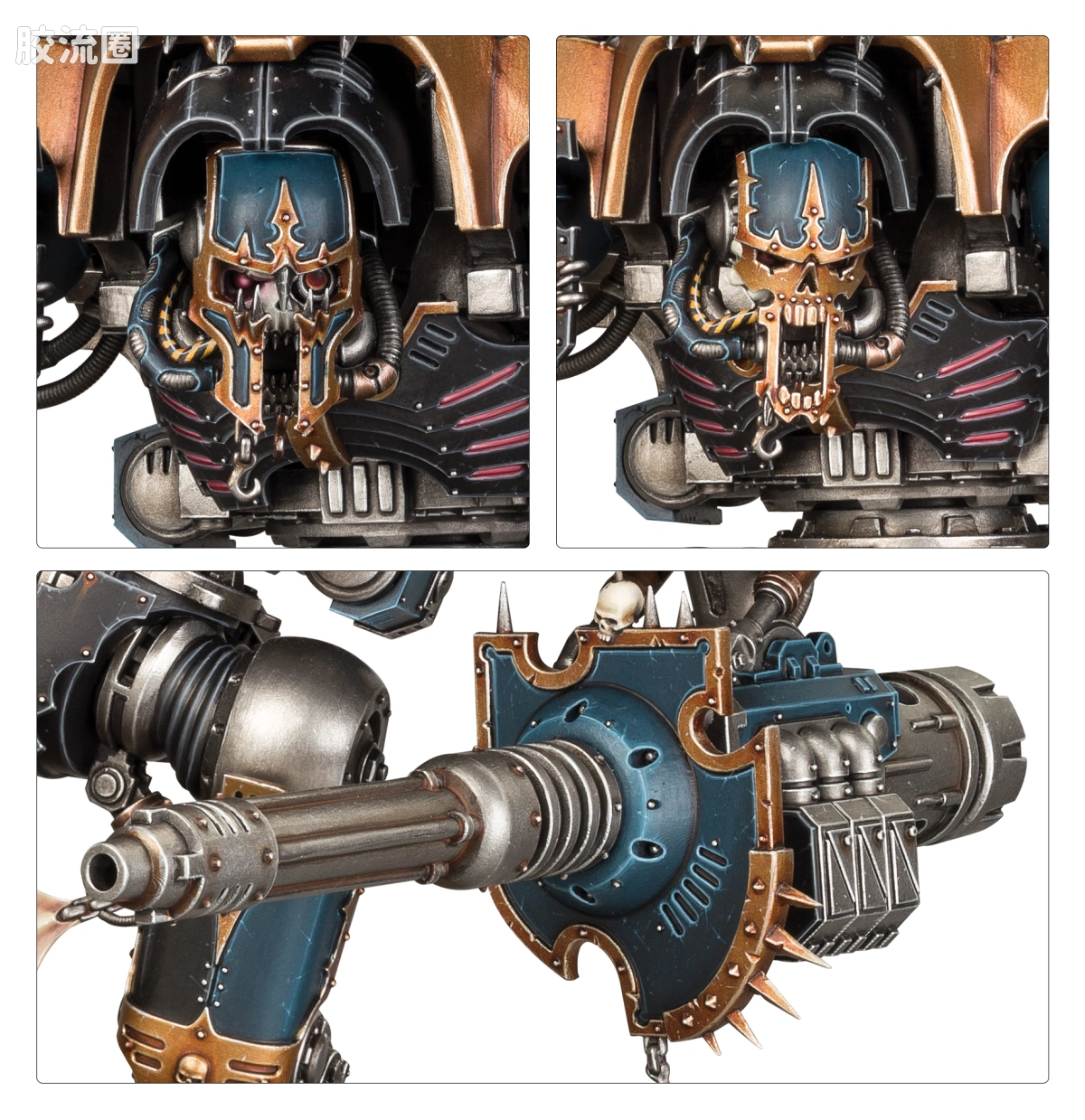 战锤40K Chaos Knights 混沌骑士 10版 毁灭者骑士 - 图片