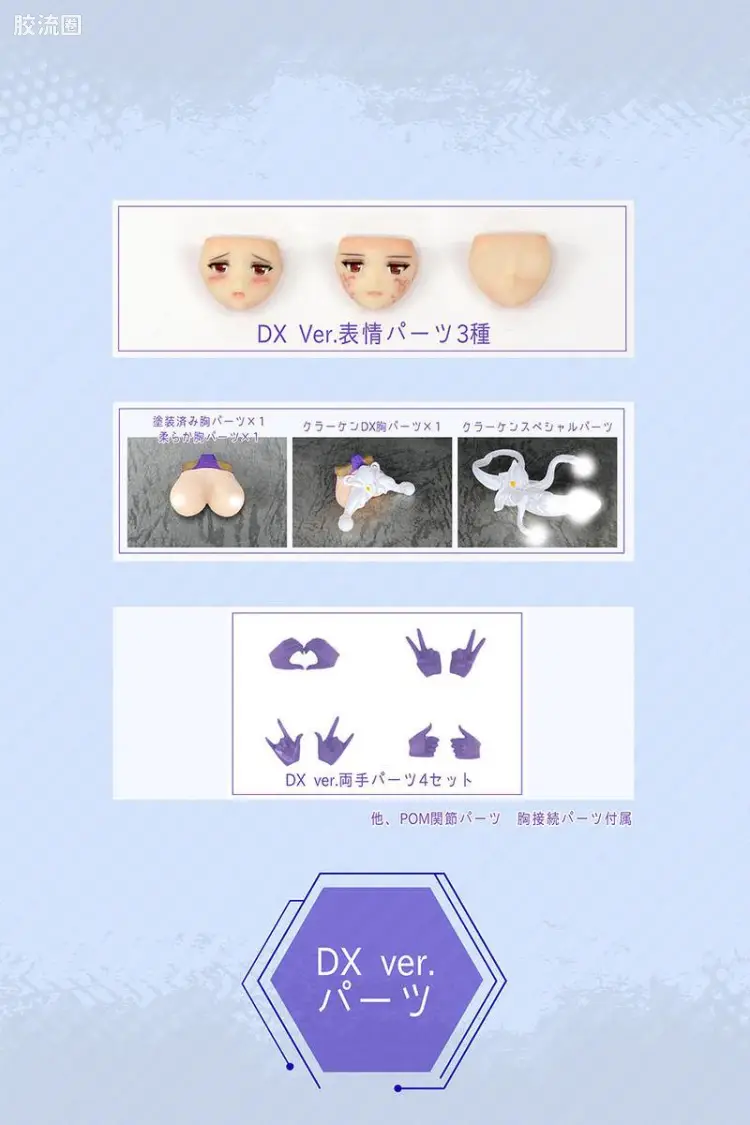Dark Advent系列 配件包 Krakendress 拉尼娅用DX配件套装