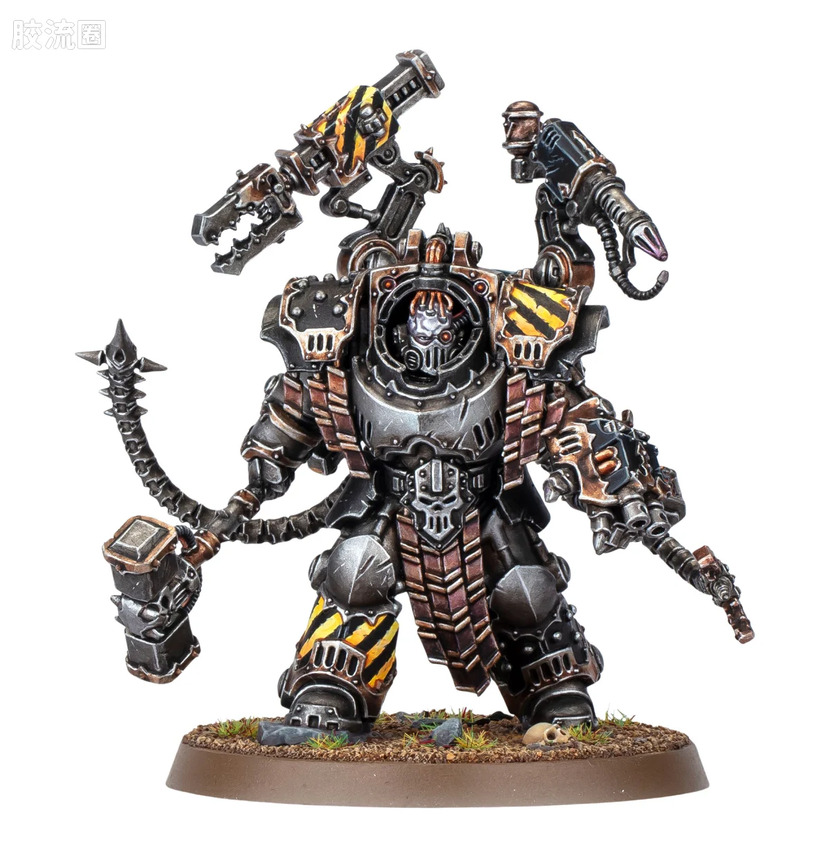 战锤40K Chaos Space Marines 混沌星际战士 10版 钢铁勇士 战争铁匠 Kravek Morne - 图片