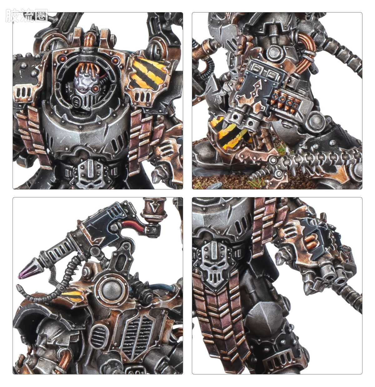 战锤40K Chaos Space Marines 混沌星际战士 10版 钢铁勇士 战争铁匠 Kravek Morne - 图片