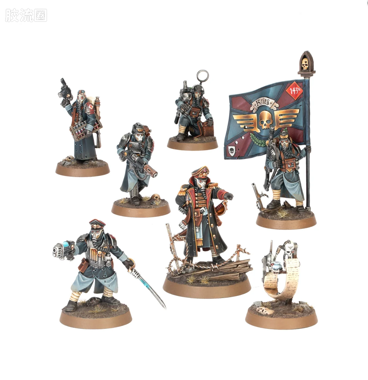 战锤40K Astra Militarum 星界军 10版 克里格 指挥组 - 图片