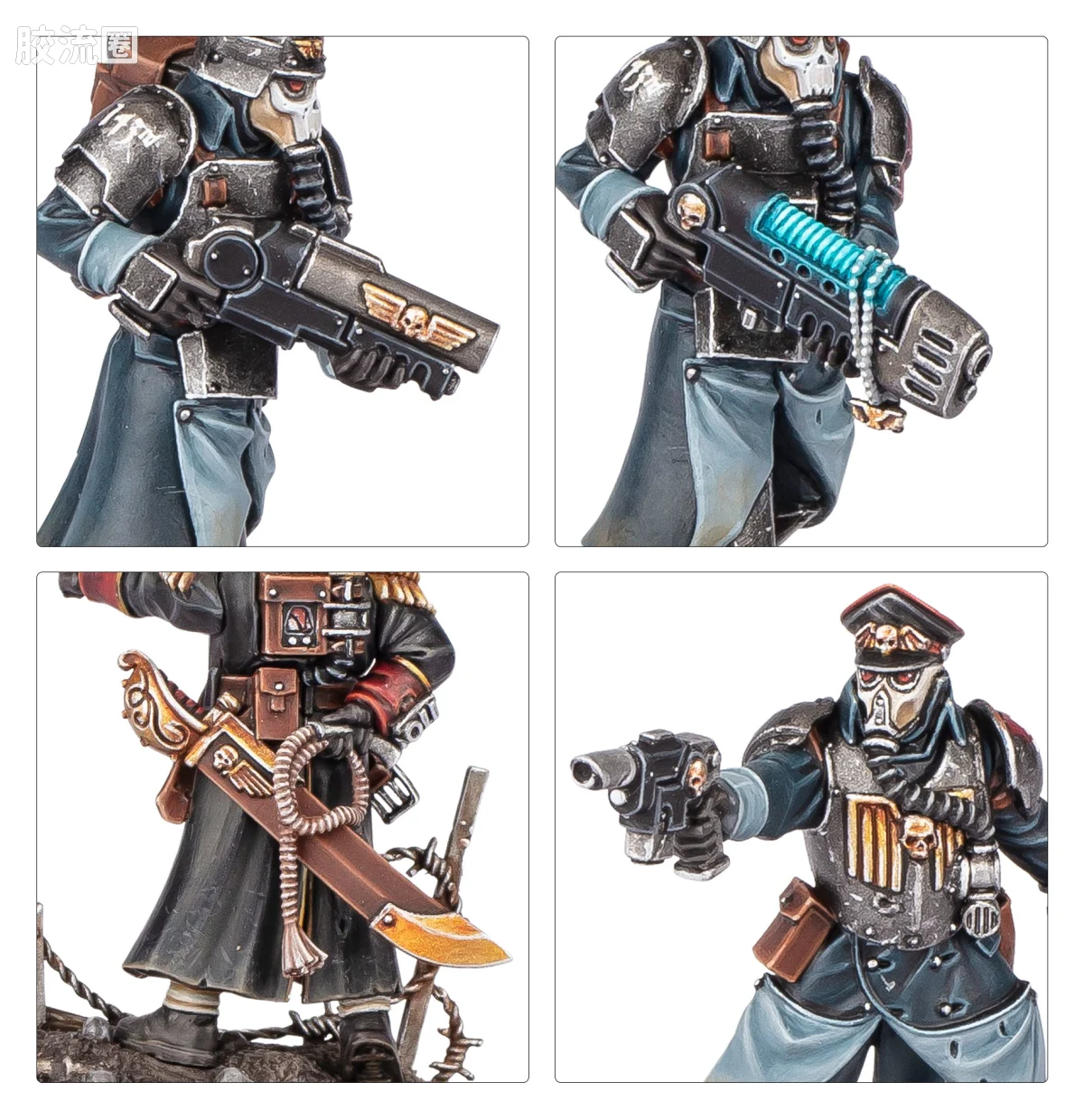 战锤40K Astra Militarum 星界军 10版 克里格 指挥组 - 图片