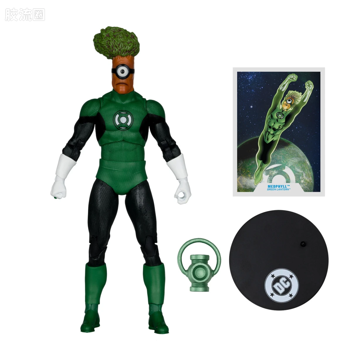 麦克法兰 DC多元宇宙/DC Direct 可动人偶系列 多人盒装 凯尔·雷纳 / 格尔 / 梅德菲尔 / 诺特·凯·洛伊（绿灯侠）四人套装 - 图片