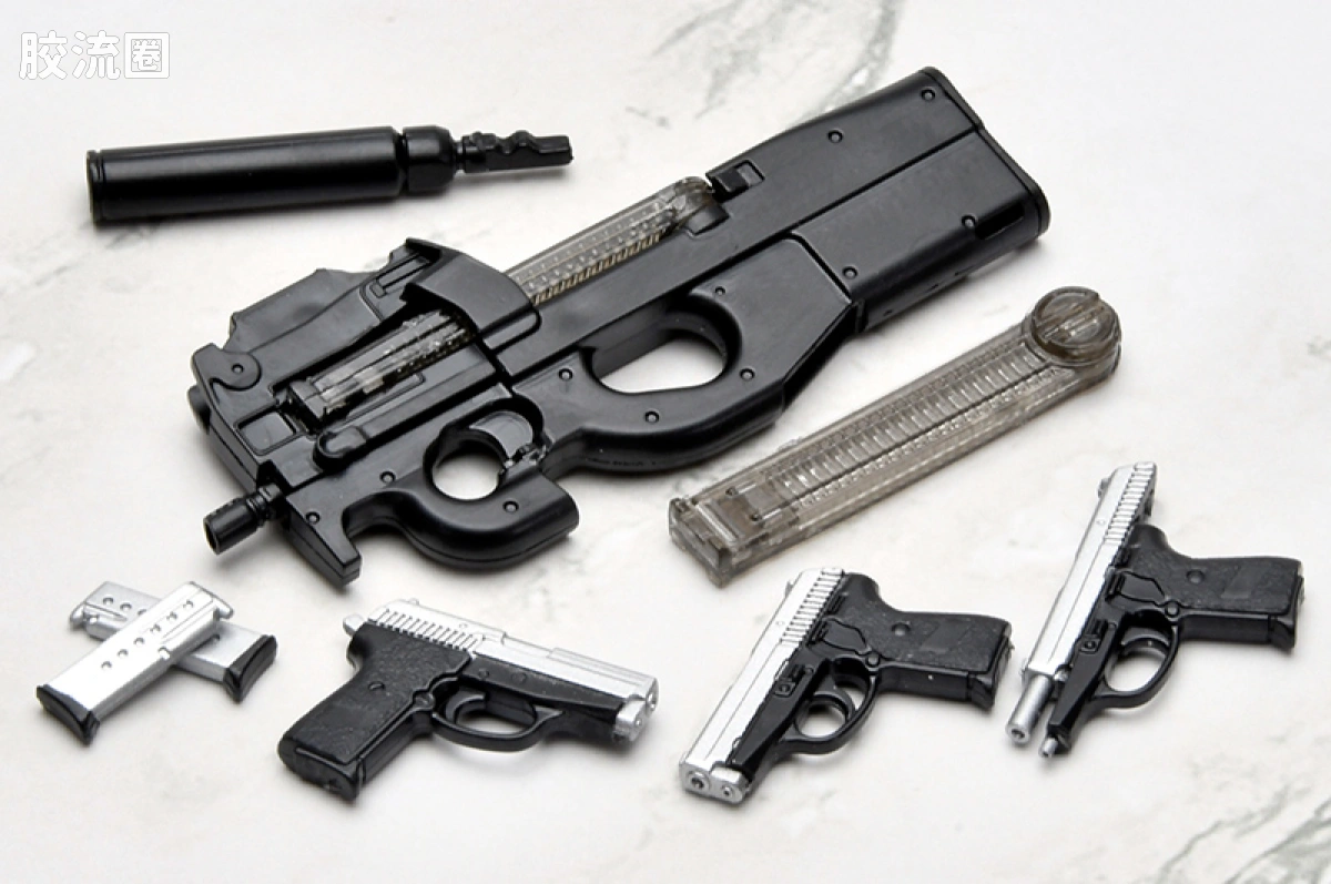 LITTLE ARMORY 系列 LAGG系列 LA-GG01 <神枪少女> 荷莉叶特 P90冲锋枪&P239手枪 - 图片