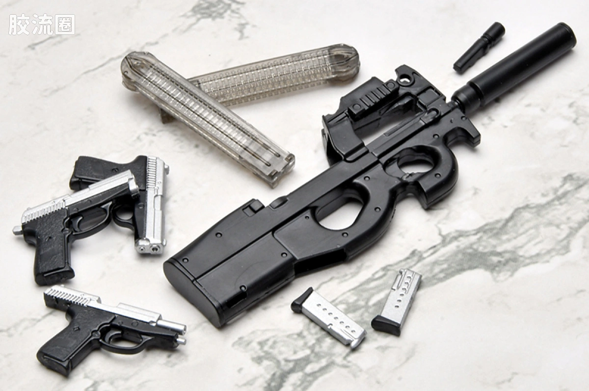 LITTLE ARMORY 系列 LAGG系列 LA-GG01 <神枪少女> 荷莉叶特 P90冲锋枪&P239手枪 - 图片