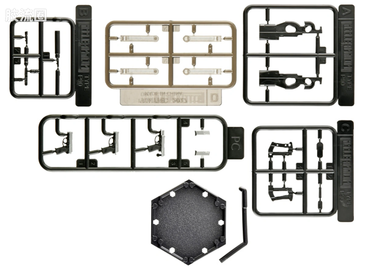 LITTLE ARMORY 系列 LAGG系列 LA-GG01 <神枪少女> 荷莉叶特 P90冲锋枪&P239手枪 - 图片