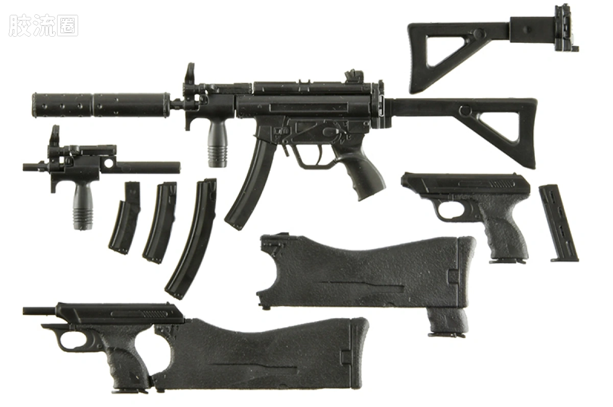LITTLE ARMORY 系列 LAGG系列 LA-GG03 持枪少女 克拉耶丝 MP5·VP70型 - 图片