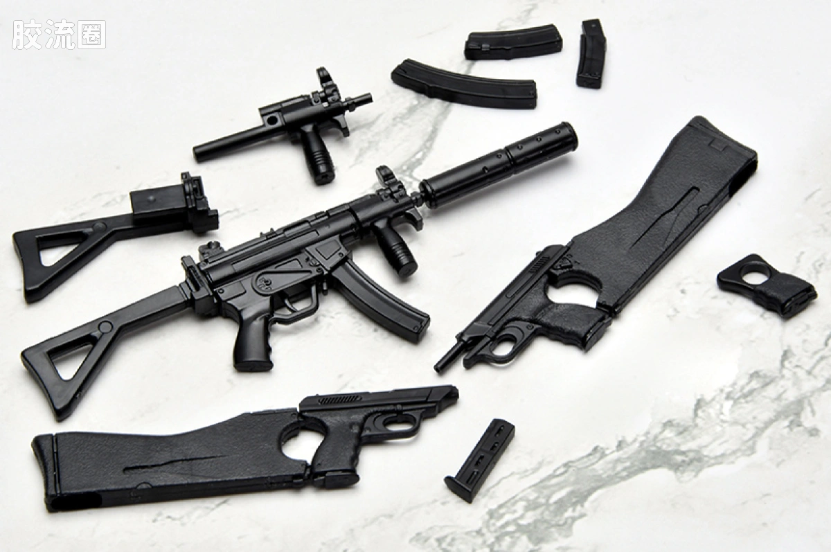 LITTLE ARMORY 系列 LAGG系列 LA-GG03 持枪少女 克拉耶丝 MP5·VP70型 - 图片