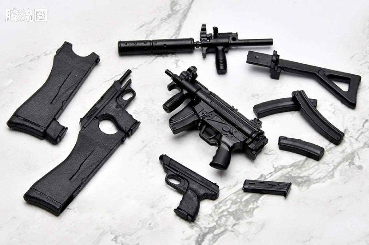 LITTLE ARMORY 系列 LAGG系列 LA-GG03 持枪少女 克拉耶丝 MP5·VP70型 - 图片