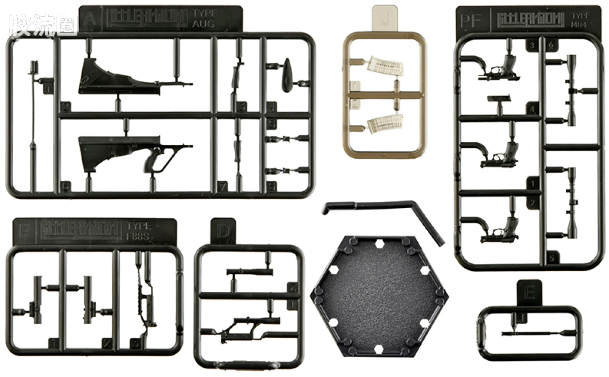LITTLE ARMORY 系列 LAGG系列 LA-GG04 神枪少女 安杰丽卡 AUG・M84 型 - 图片