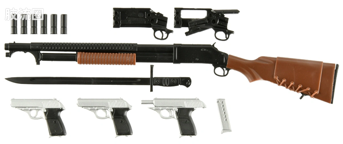 LITTLE ARMORY 系列 LAGG系列 LA-GG05 神枪少女 崔耶拉 M1897堑壕枪·P230型 - 图片