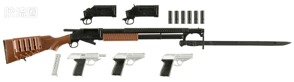 LITTLE ARMORY 系列 LAGG系列 LA-GG05 神枪少女 崔耶拉 M1897堑壕枪·P230型 - 图片