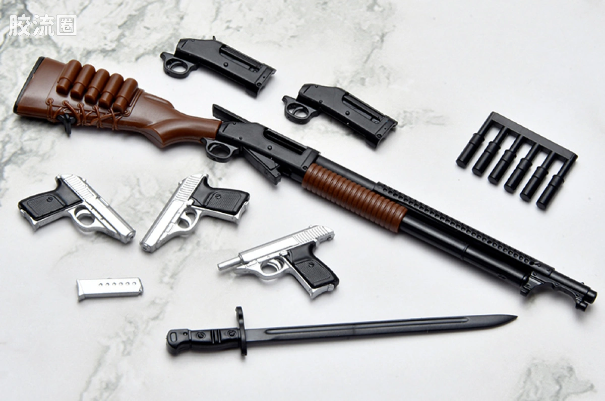 LITTLE ARMORY 系列 LAGG系列 LA-GG05 神枪少女 崔耶拉 M1897堑壕枪·P230型 - 图片