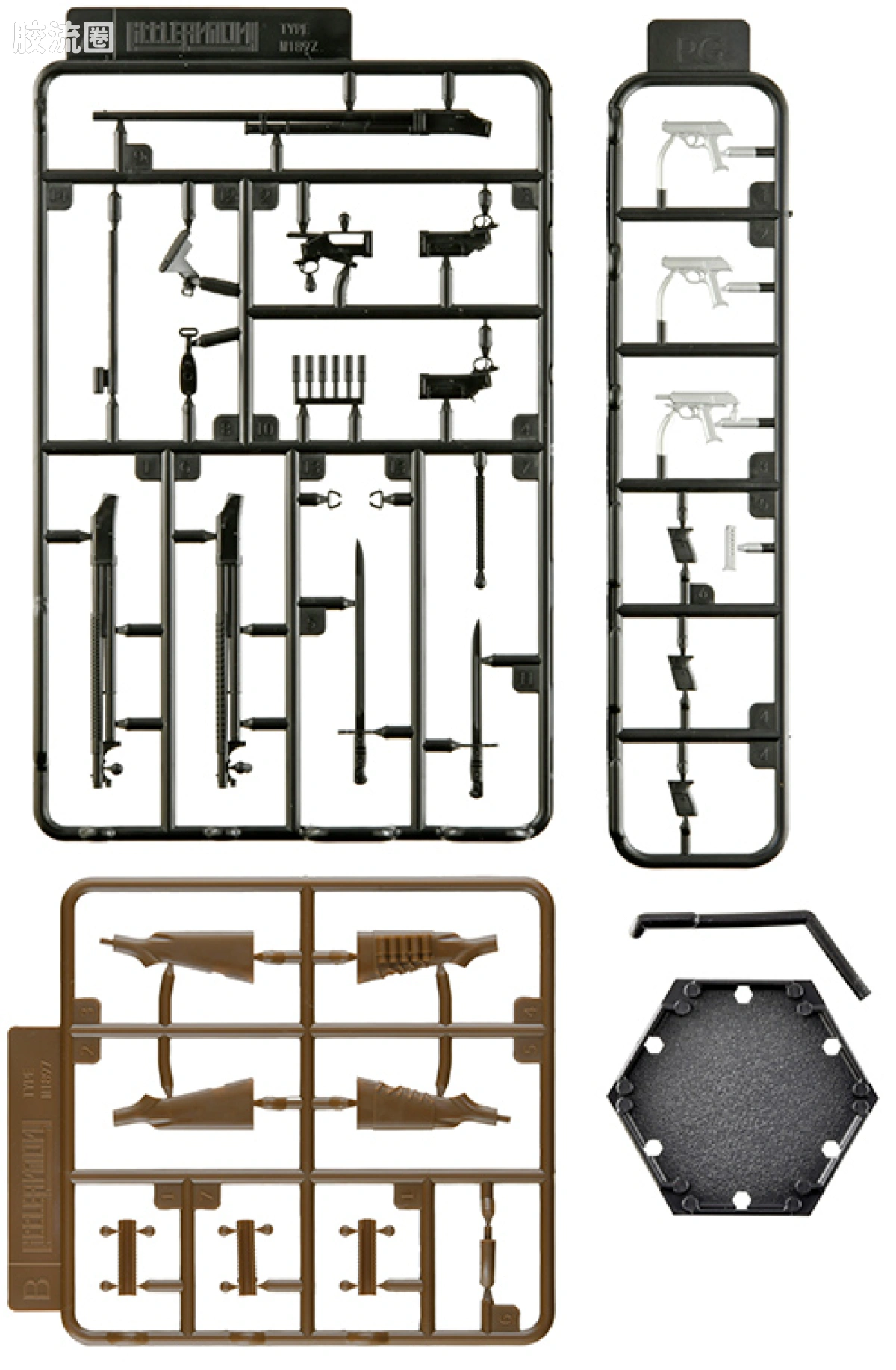 LITTLE ARMORY 系列 LAGG系列 LA-GG05 神枪少女 崔耶拉 M1897堑壕枪·P230型 - 图片