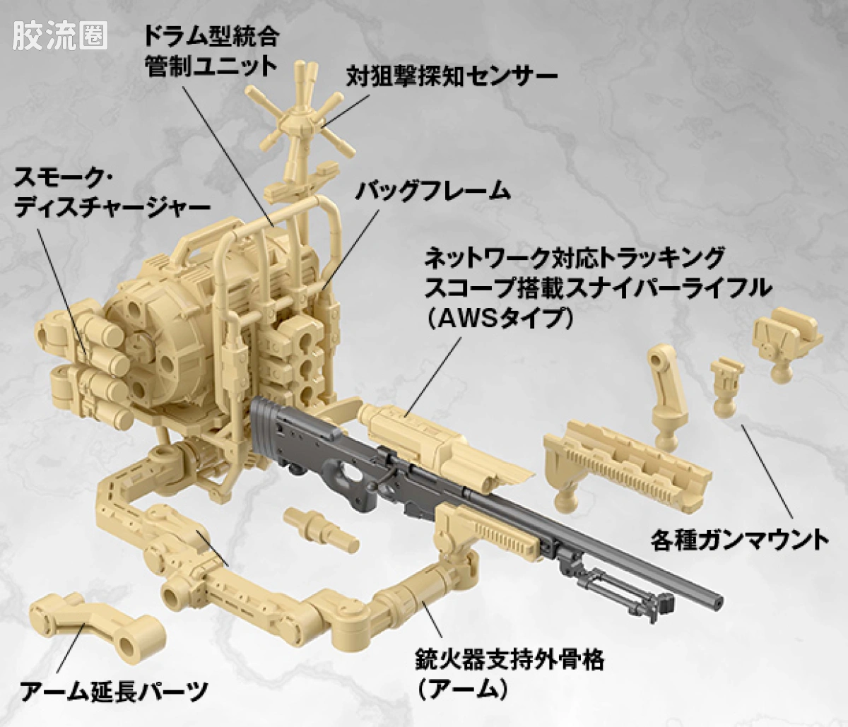LITTLE ARMORY 系列 LAMD系列 LA-MD04  女神装置装备套装／狙击手A - 图片
