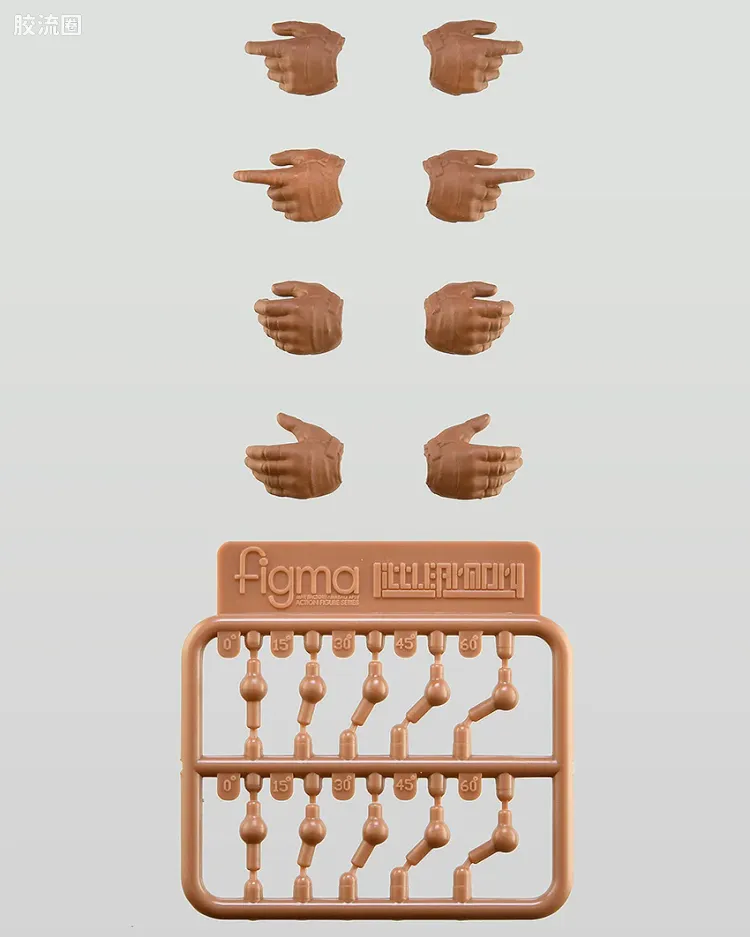 LA-OP17 figma专用战术手套 L尺寸(棕黄色)