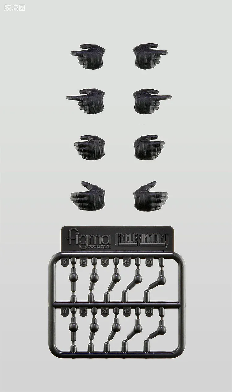 LITTLE ARMORY 系列 OP系列 LA-OP18 figma专用战术手套 L尺寸(黑色)