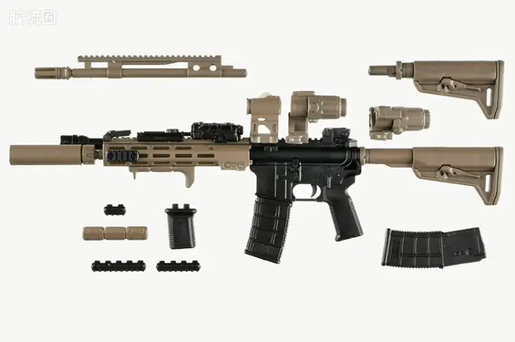 LITTLE ARMORY 系列 普通版 LA102 M4A1URG-I突击步枪 11.5英寸枪管版