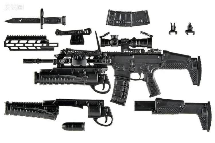 LITTLE ARMORY 系列 普通版 LA112 20式突击步枪&下挂式榴弹发射器