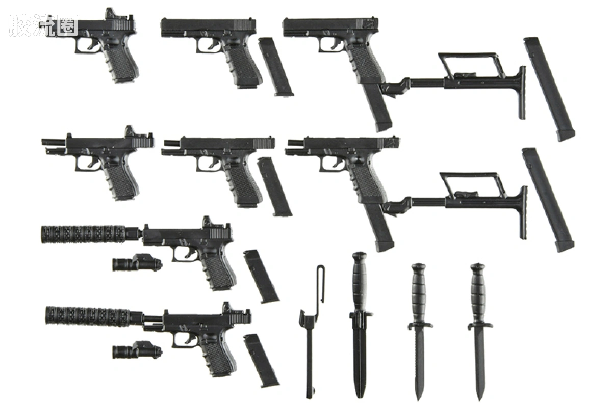 LITTLE ARMORY 系列 普通版 LA115 G17&18C&19手枪 - 图片