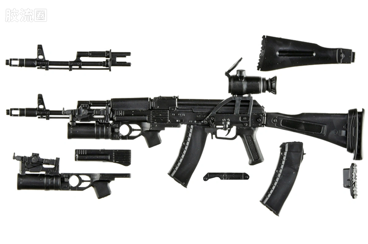LITTLE ARMORY 系列 普通版 LA117 AK74M突击步枪&GP25榴弹发射器 - 图片