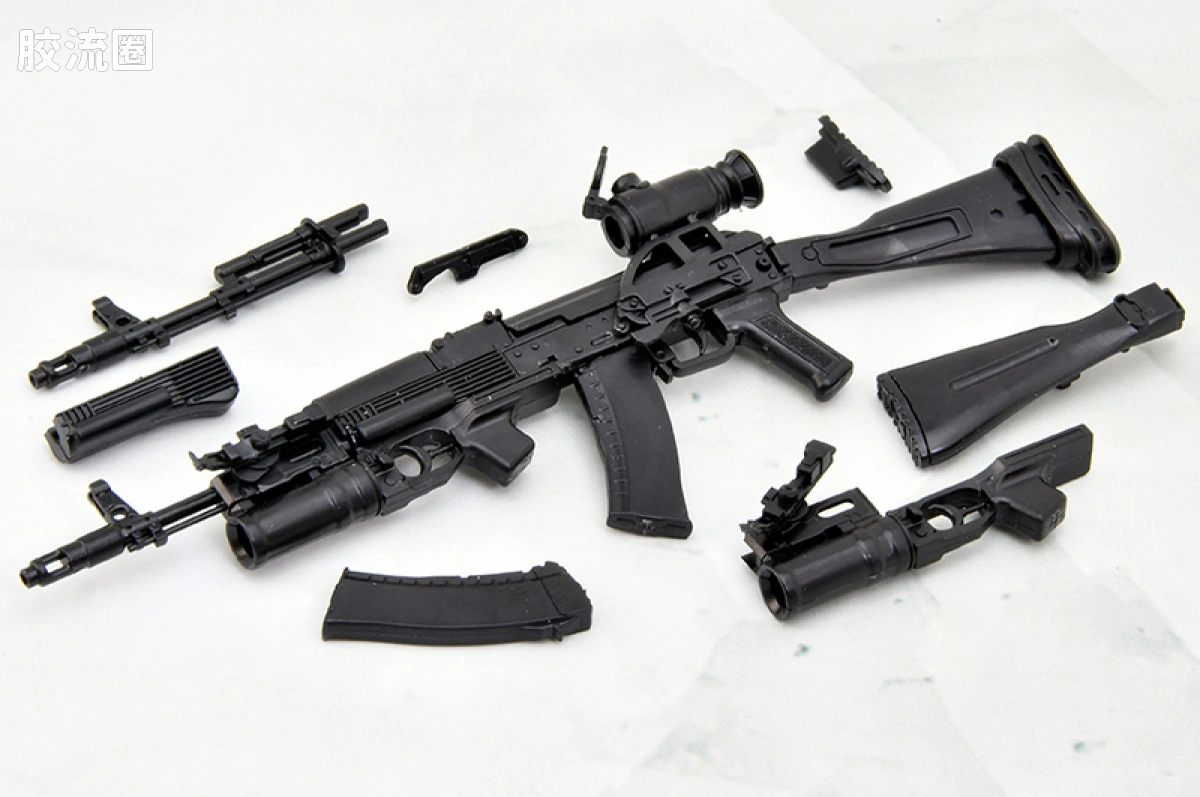 LITTLE ARMORY 系列 普通版 LA117 AK74M突击步枪&GP25榴弹发射器 - 图片