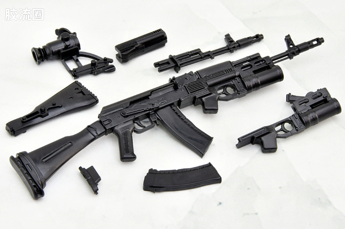 LITTLE ARMORY 系列 普通版 LA117 AK74M突击步枪&GP25榴弹发射器 - 图片